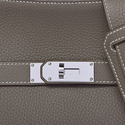 Hermes Taurillon Clemence Jypsiere 31 Etoupe 10 of 10