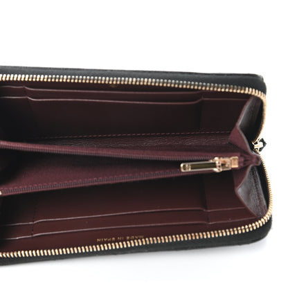 Chanel Caviar Quilted Medium Zip Around Wallet Black 5 of 11