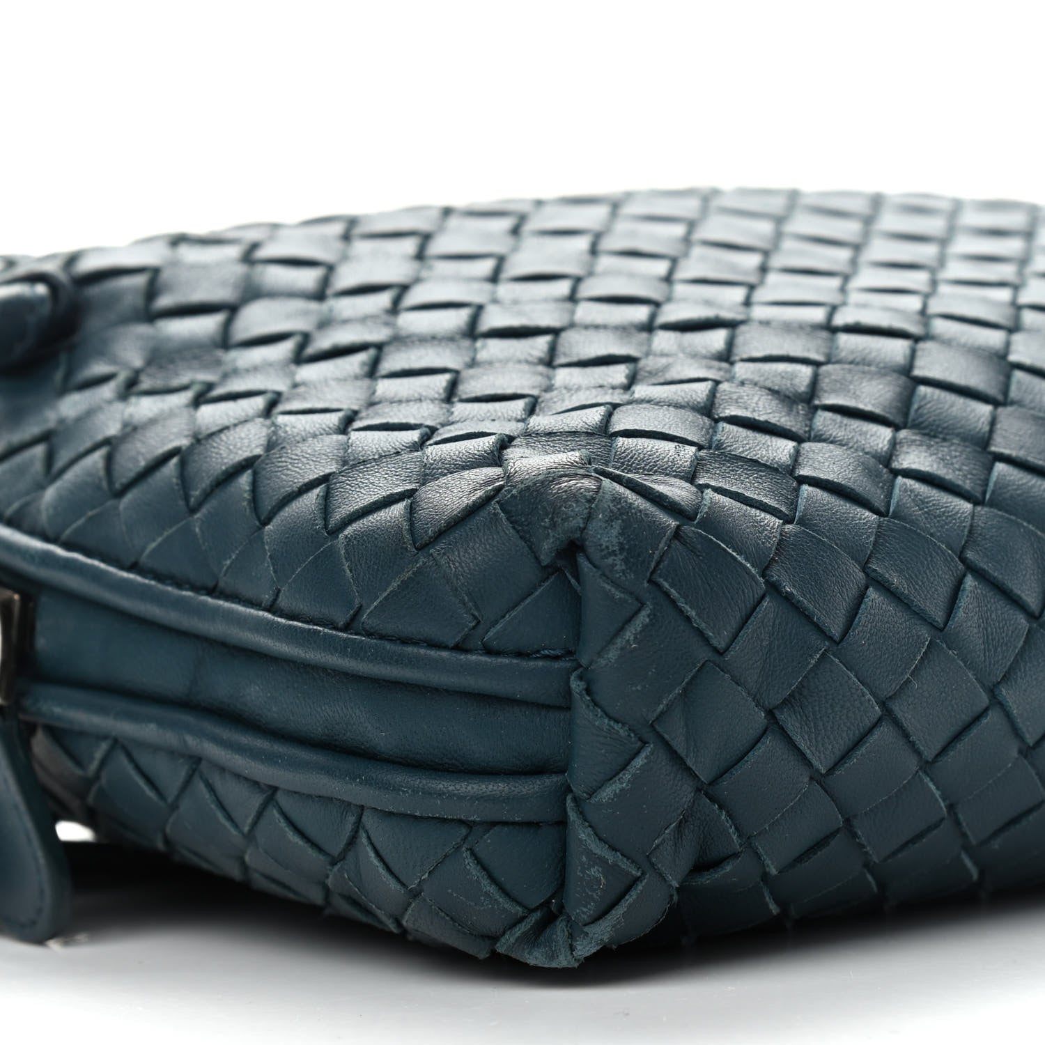 Bottega Veneta Nappa Intrecciato Nodini Crossbody Messenger Green 6 of 18