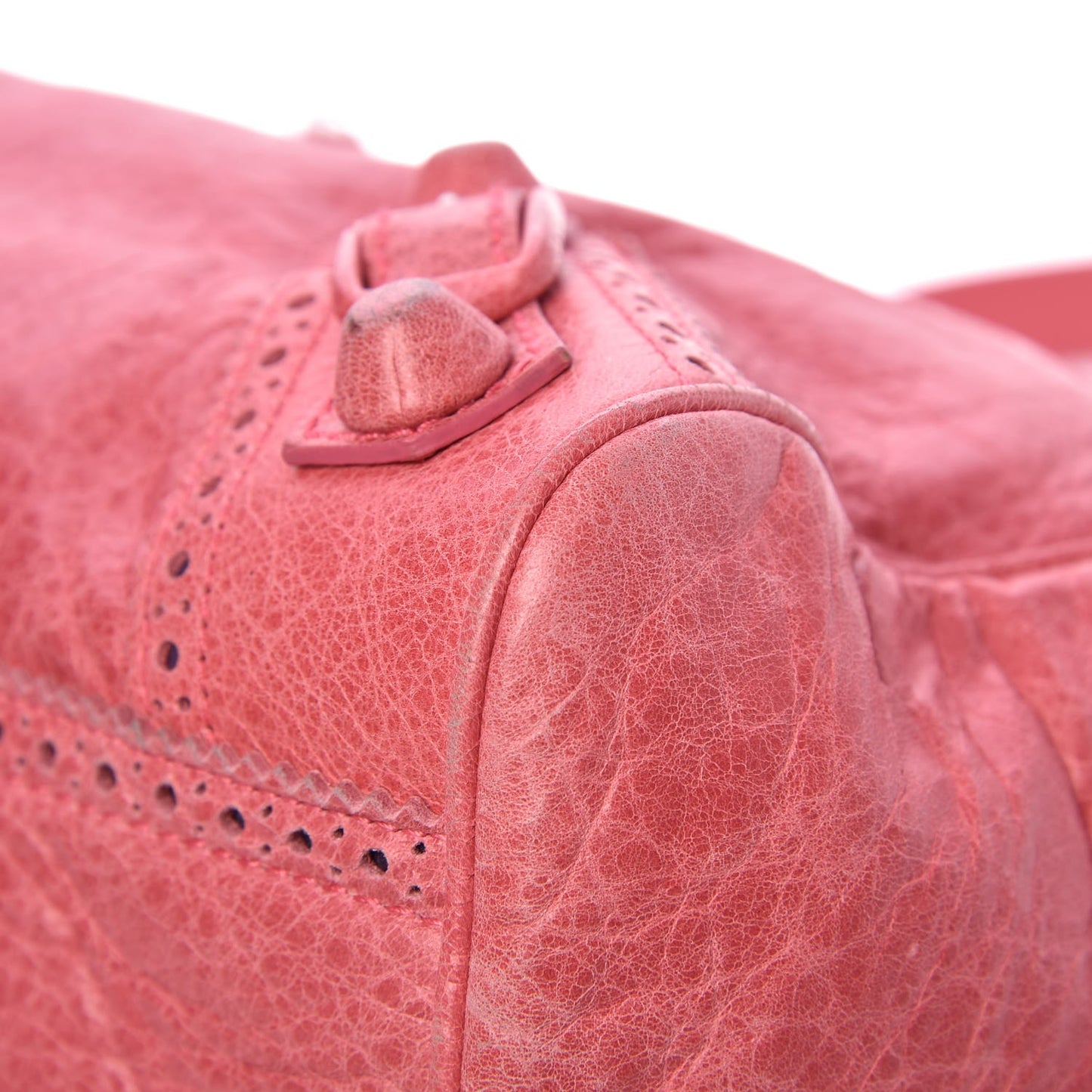 Agneau Giant Brogues Hardware Velo Framboise