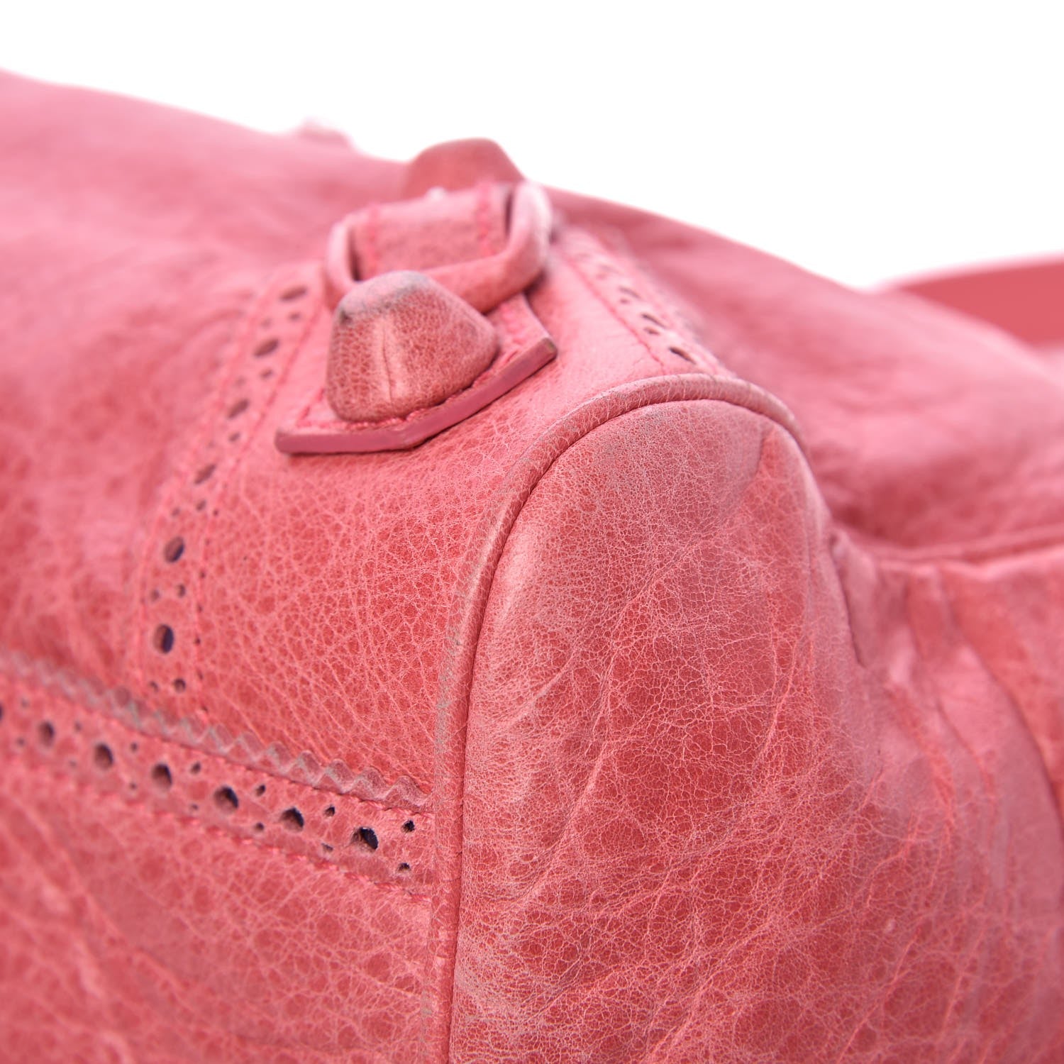 Balenciaga Agneau Giant Brogues Hardware Velo Framboise 14 of 16