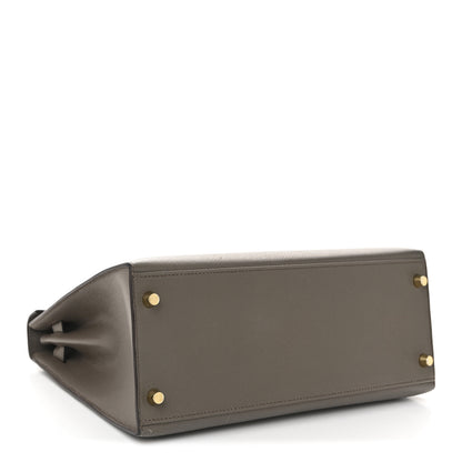 Hermes Epsom Kelly Sellier 28 Etain 4 of 10