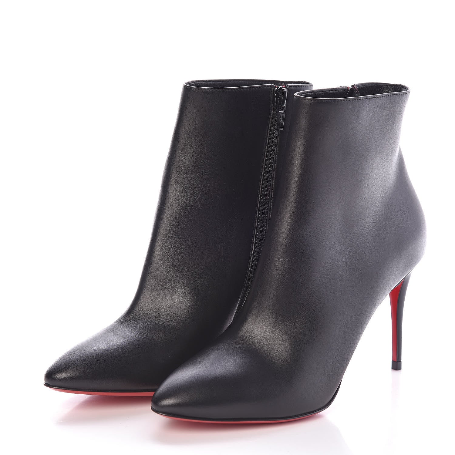 Christian Louboutin Calfskin So Kate Booty 85 Ankle Boots 37.5 Black 3 of 7