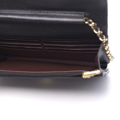 Chanel Caviar Quilted Wallet On Chain WOC Black 4 of 11