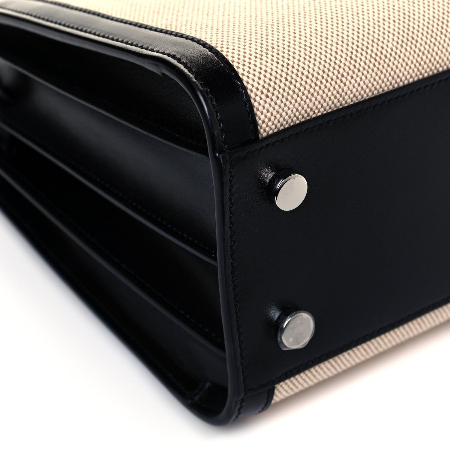 Saint Laurent Linen Calfskin Baby Sac De Jour Black 8 of 9