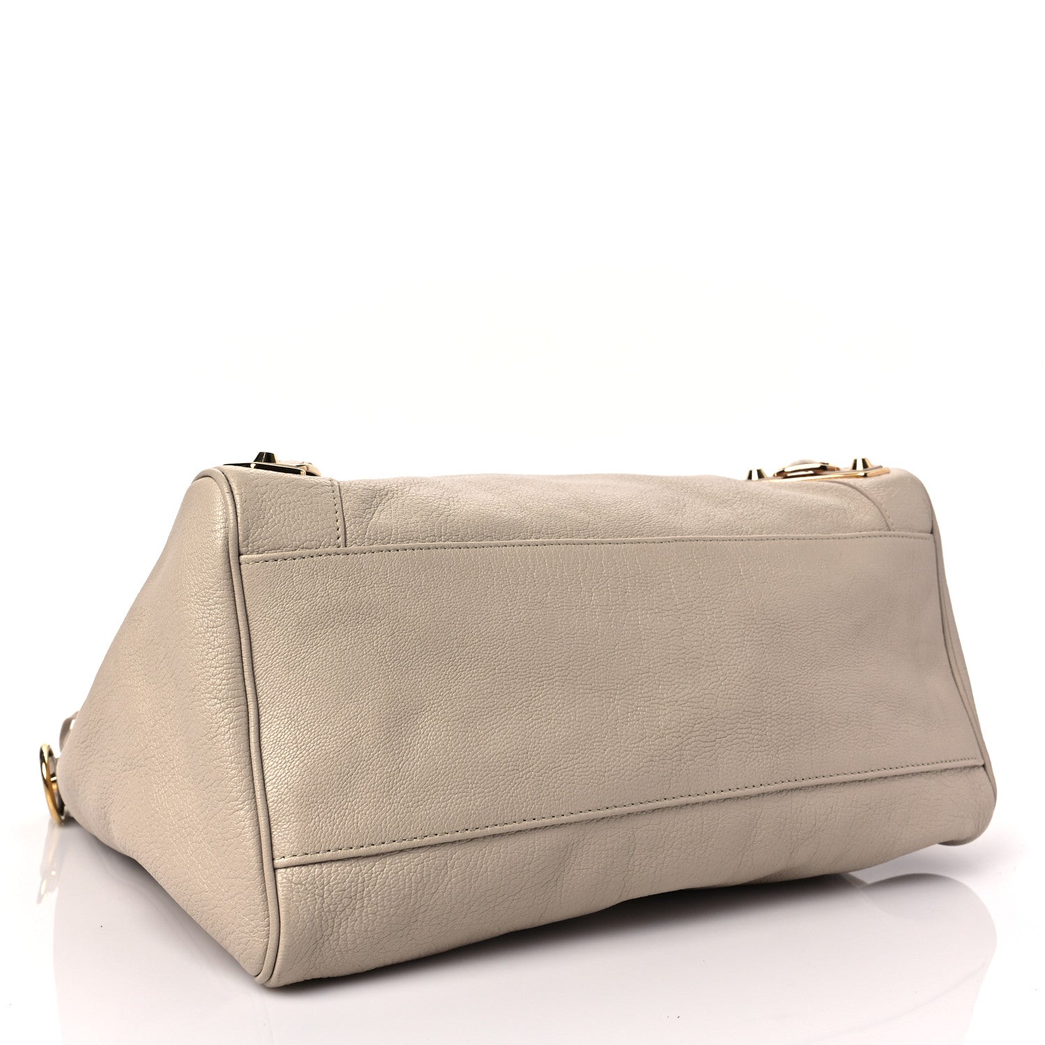Balenciaga Chevre Gold Metallic Edge Hardware Velo Beige Praline 4 of 8