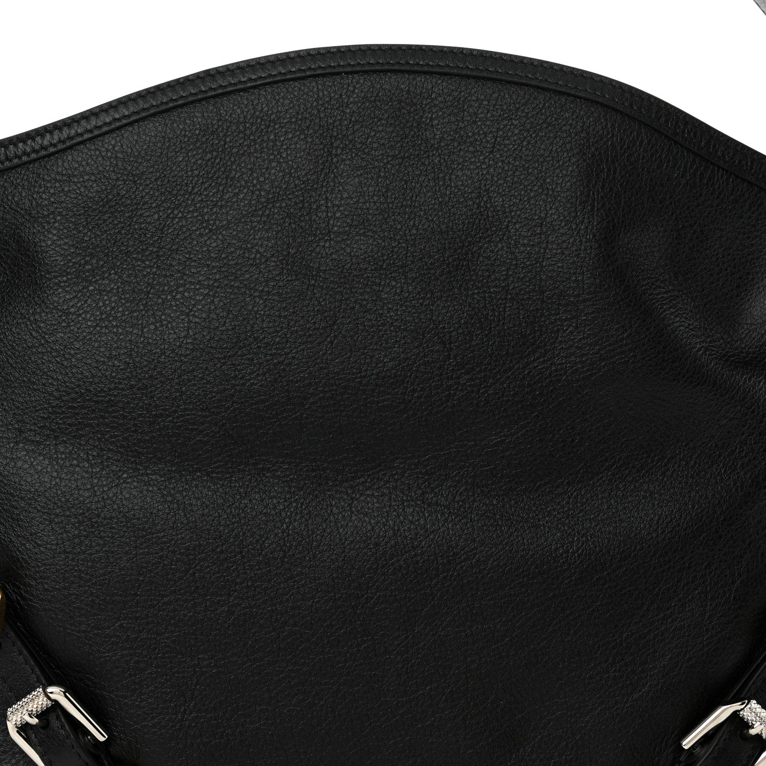 Givenchy Tumbled Calfskin Medium Voyou Bag Black 8 of 10