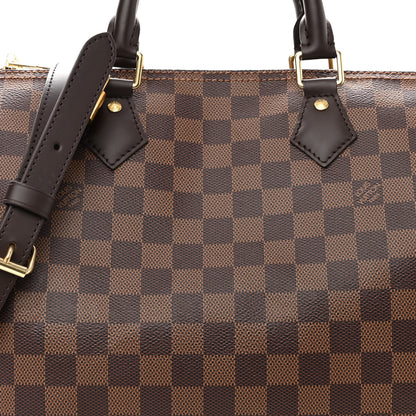 Louis Vuitton Damier Ebene Speedy Bandouliere 30 7 of 9