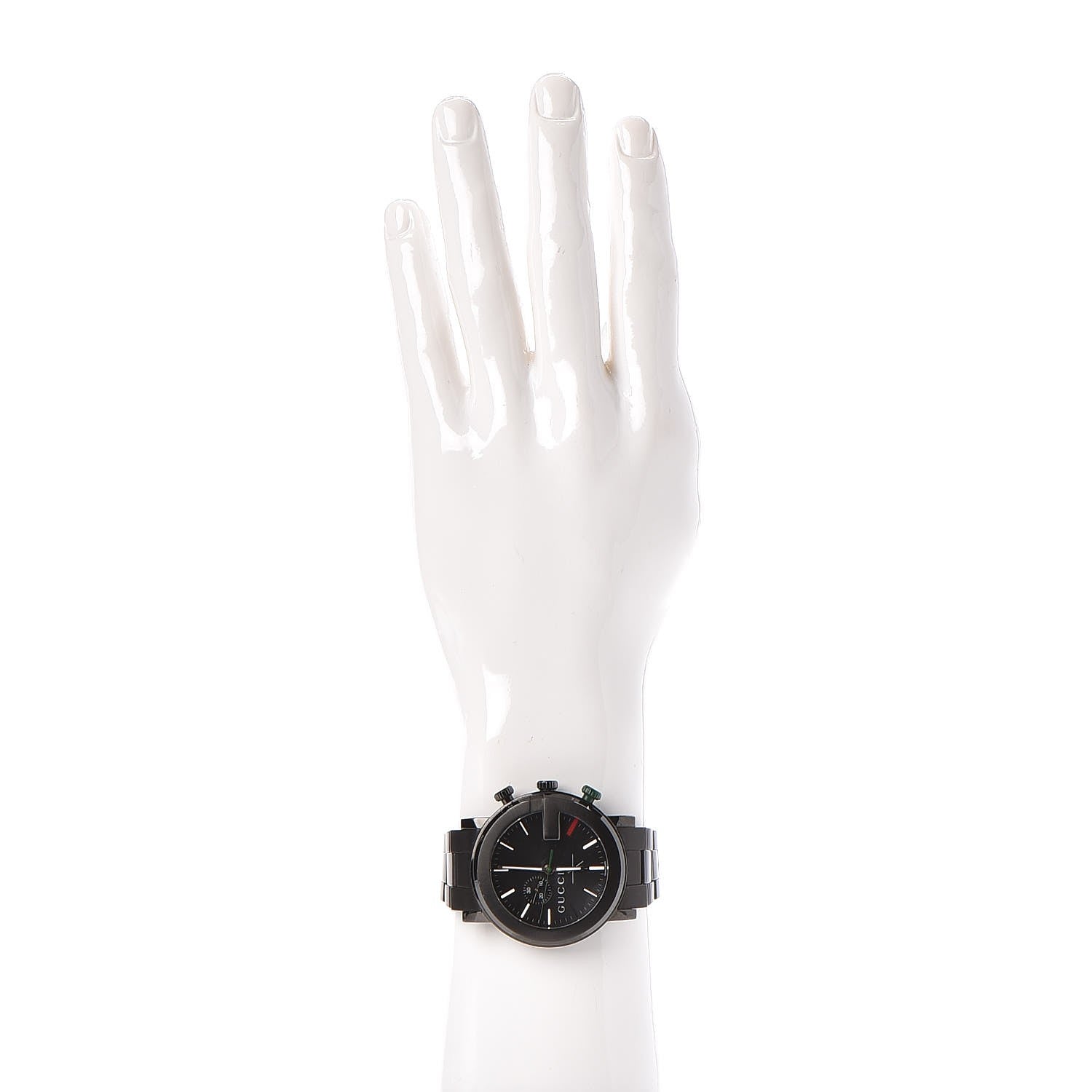 Gucci PVD Stainless Steel 44mm 101M G-Chrono Quartz Watch Black