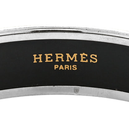 Hermes Enamel Printed Caleche Medium Bracelet Rose Florida 4 of 5