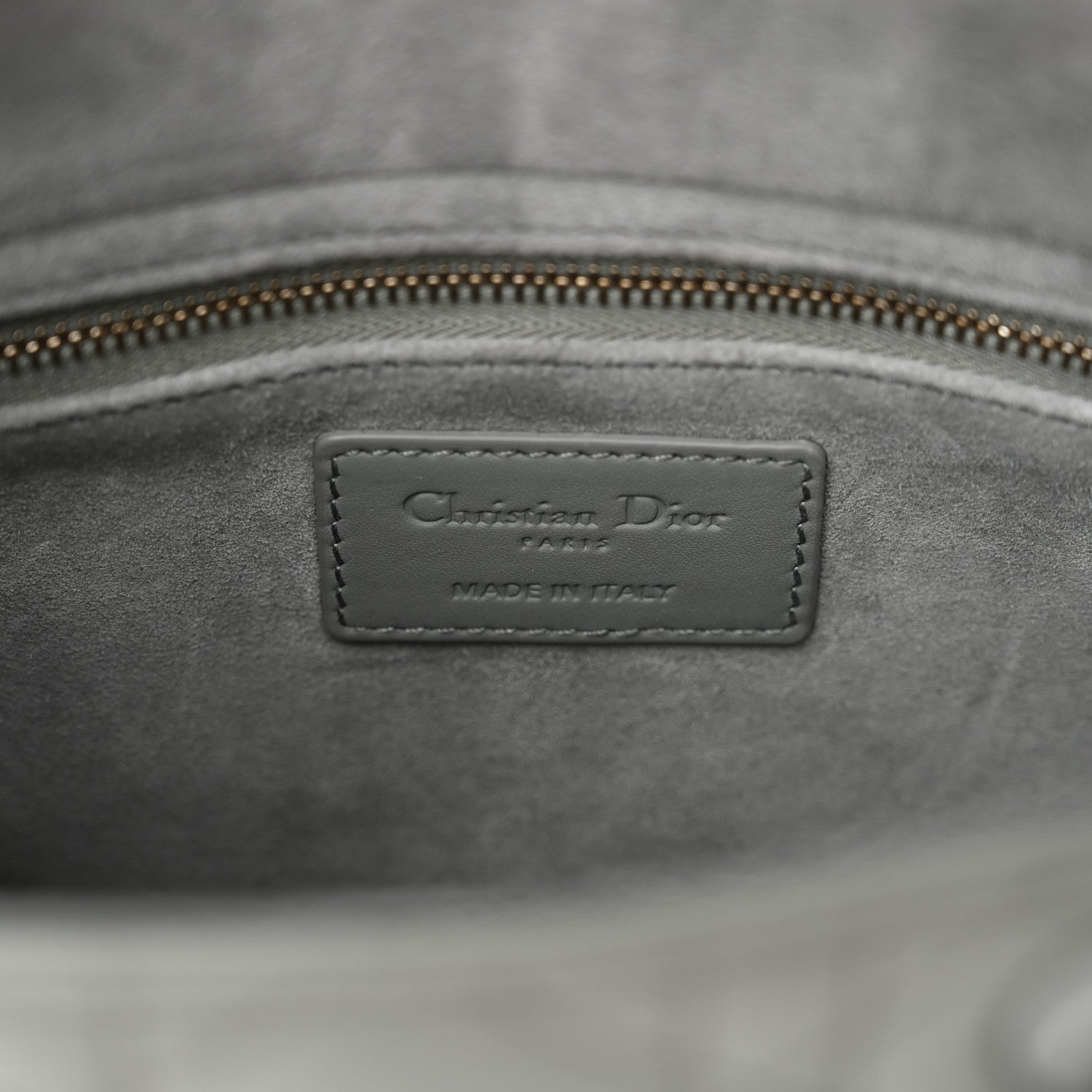 Christian Dior Ultra Matte Calfskin Cannage Small My ABCDior Lady Dior Gray 6 of 10