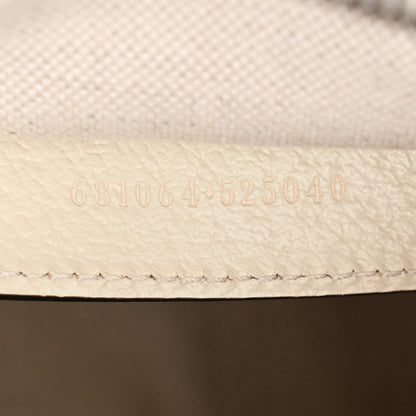 Gucci GG Supreme Monogram Textured Calfskin Web Small Ophidia Camera Bag Beige Ebony Mystic White 7 of 11