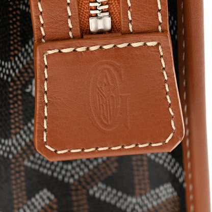 Goyard Goyardine Jouvence MM Toiletry Pouch Black Gold 6 of 8