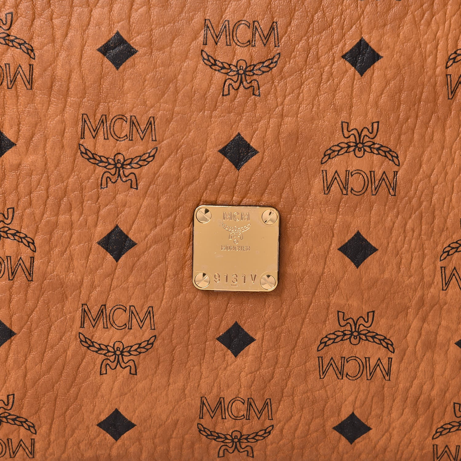 MCM Visetos Large Klara Hobo Cognac 8 of 12