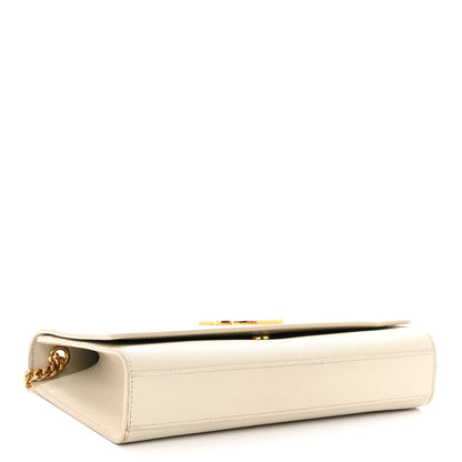 Saint Laurent Grain De Poudre Medium Classic Monogram Kate Satchel Crema Soft 4 of 13