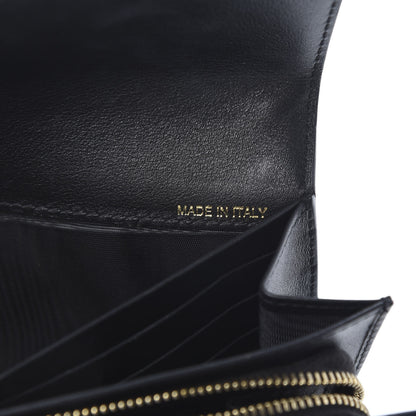 Valentino Garavani Calfskin Rockstud Wristlet Travel Wallet Black 7 of 13
