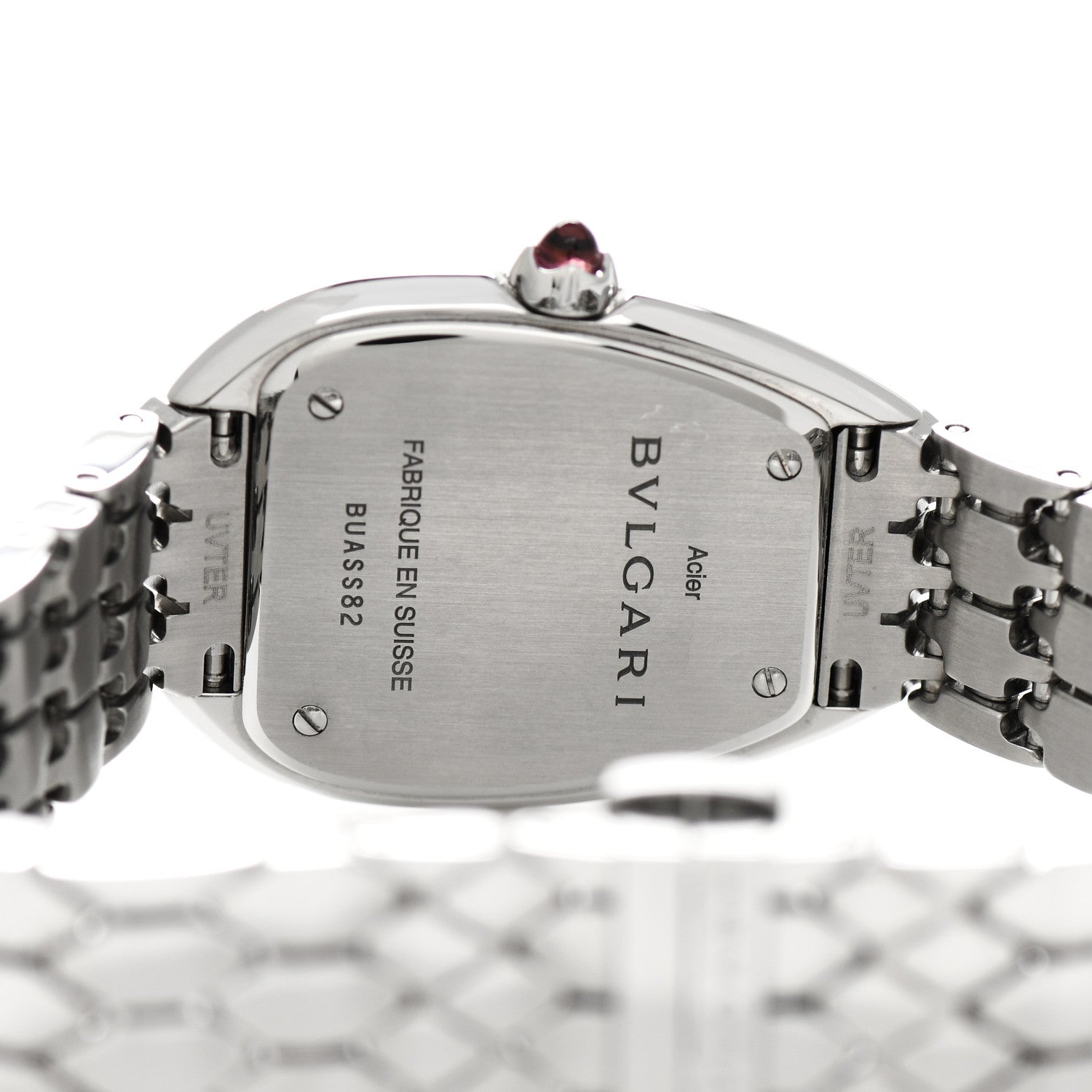 Bulgari Stainless Steel Diamond Bezel 25mm Serpenti Seduttori Quartz Watch 4 of 5