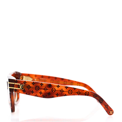 Louis Vuitton Acetate Blade Sunglasses Z1483W Tortoise 3 of 11