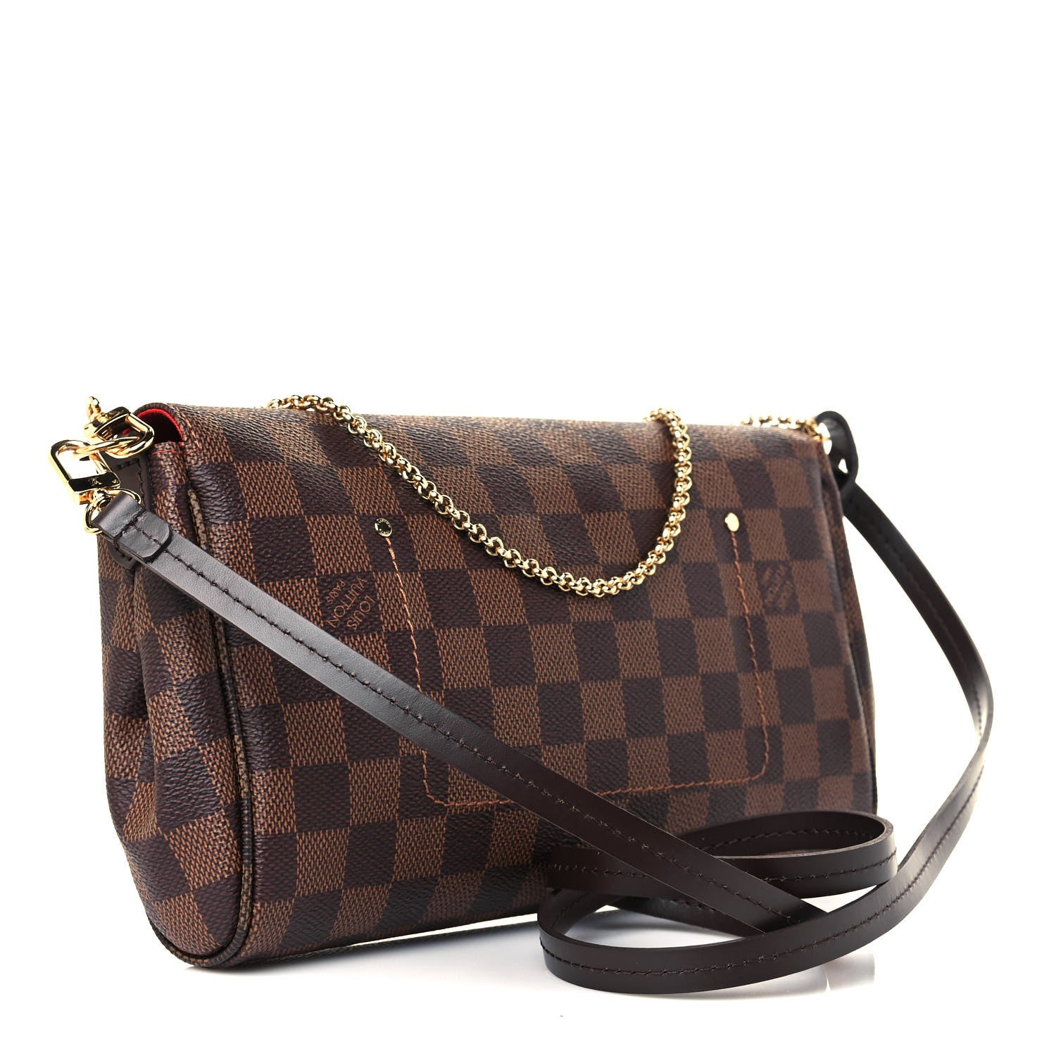 Louis Vuitton Damier Ebene Favorite MM 3 of 11