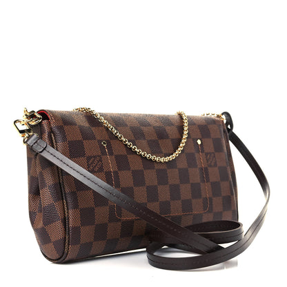 Louis Vuitton Damier Ebene Favorite MM 3 of 11