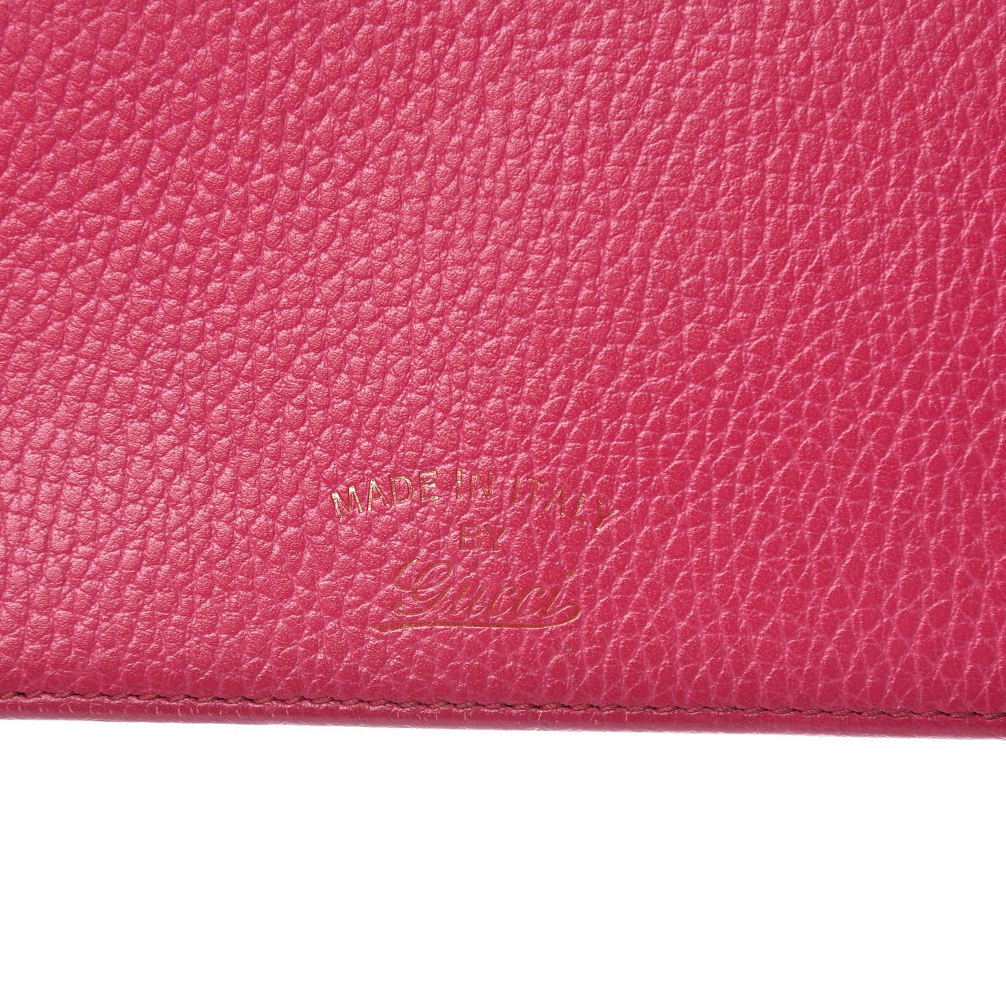 Dollar Calfskin Mini Swing Wallet Bag Blossom