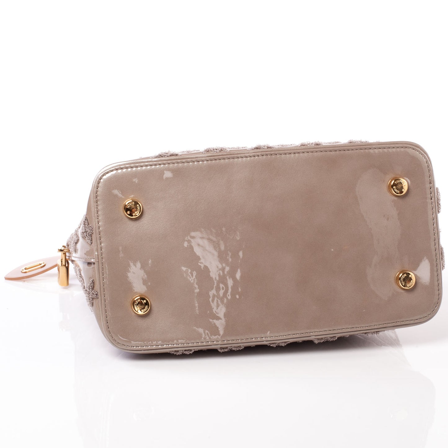 Patent Lambskin Fascination Lockit Gris