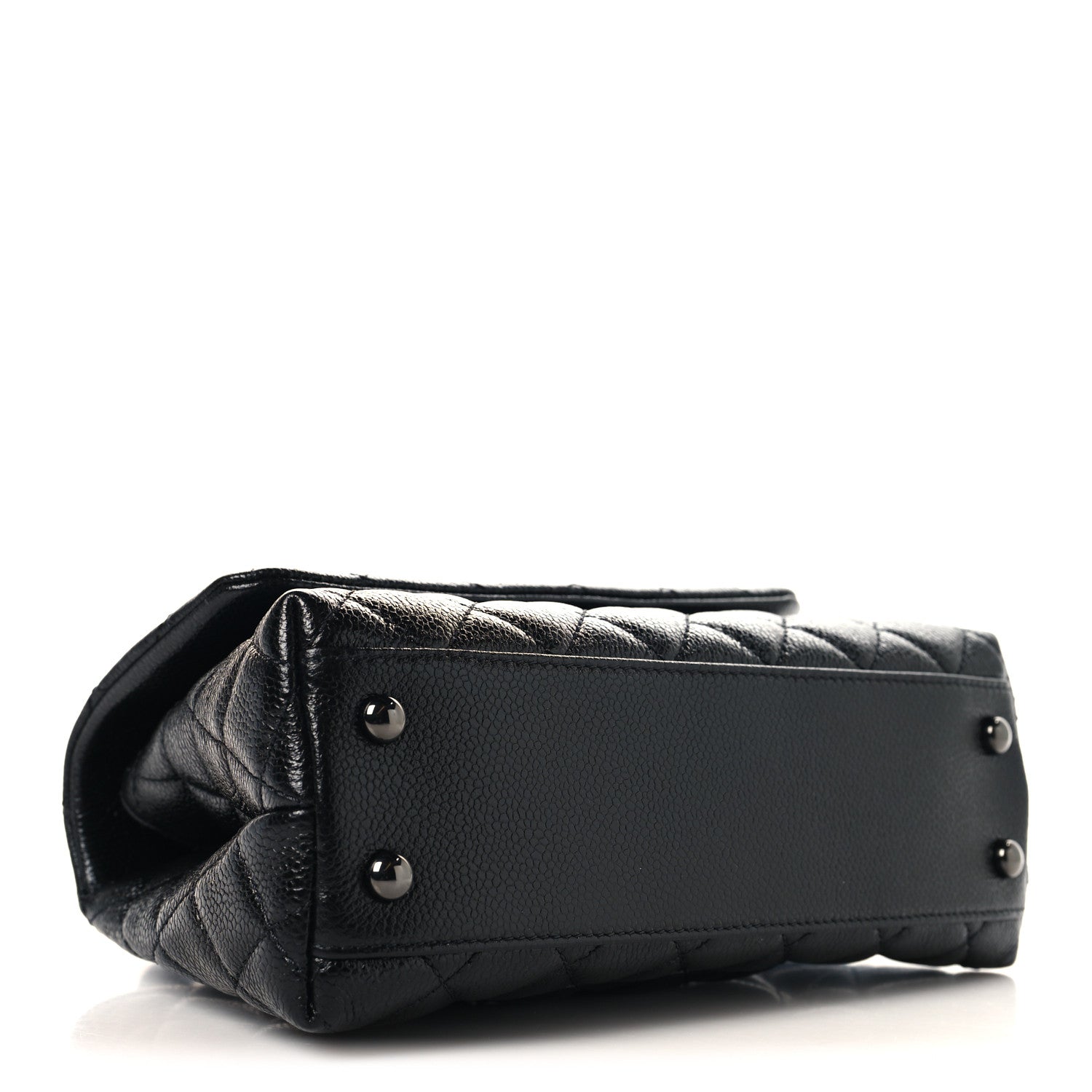 Chanel Caviar Quilted Mini Coco Handle Flap So Black 4 of 11