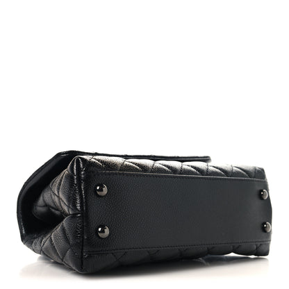 Chanel Caviar Quilted Mini Coco Handle Flap So Black 4 of 11