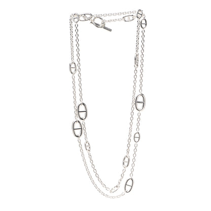 Hermes Sterling Silver Farandole Necklace 120 3 of 5