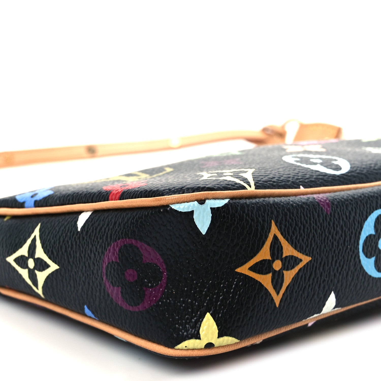 Louis Vuitton Monogram Multicolor Pochette Accessories Black 18 of 21