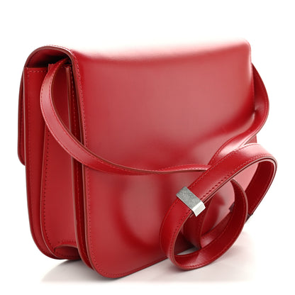 Celine Box Calfskin Medium Classic Box Flap Bag Red 3 of 10