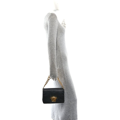 Versace Nappa Palazzo Sultan Shoulder Bag Black 2 of 9