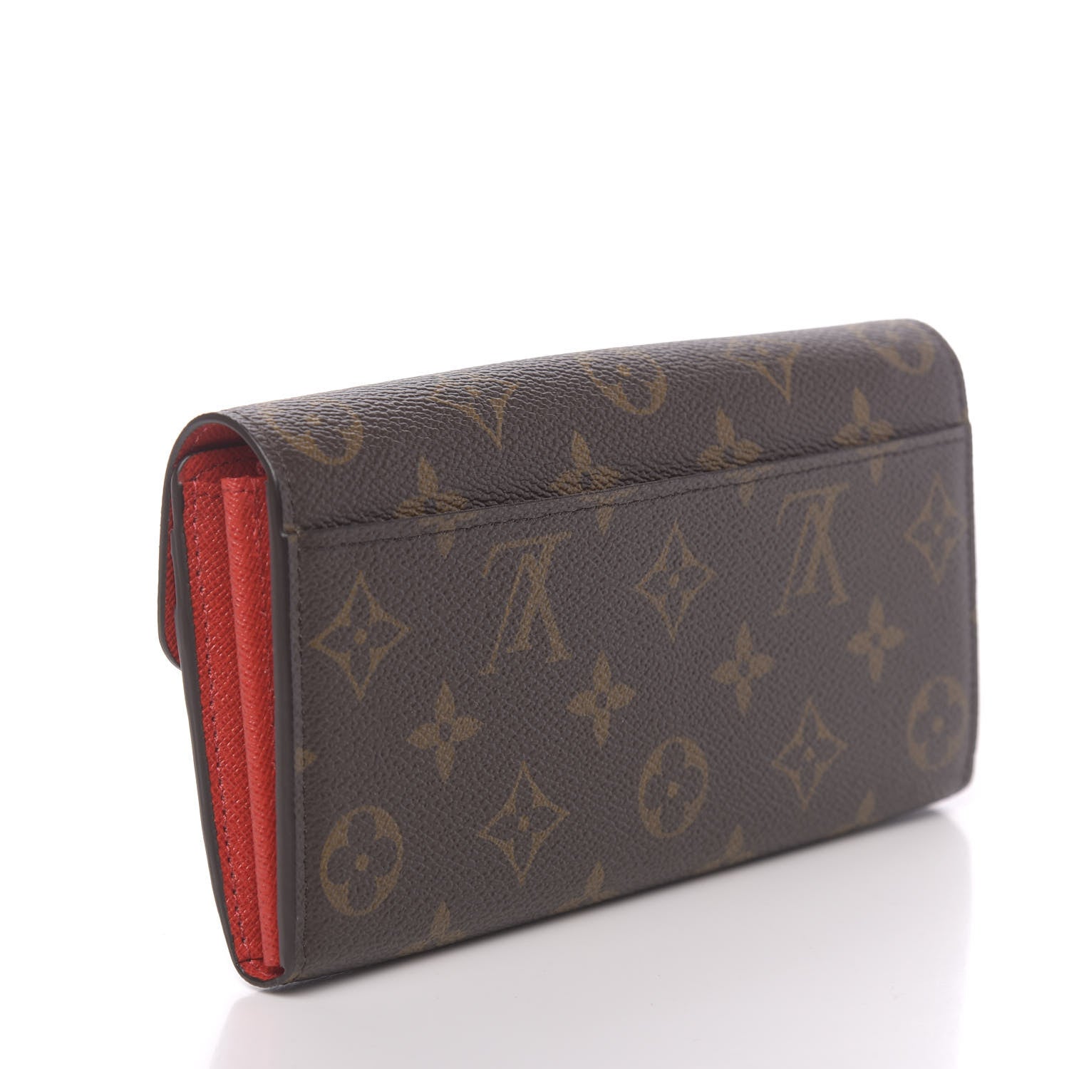 Louis Vuitton Monogram Sarah Wallet NM Coquelicot 3 of 7
