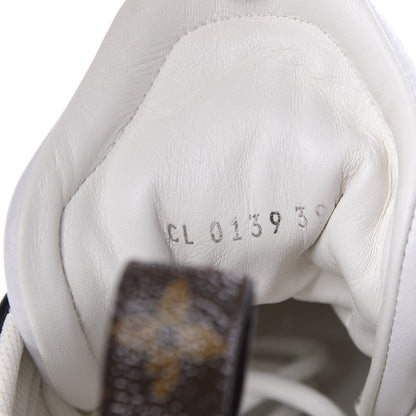Louis Vuitton Flower Printed Calfskin Monogram LV Archlight Sneakers 39.5 Black Blue 8 of 11