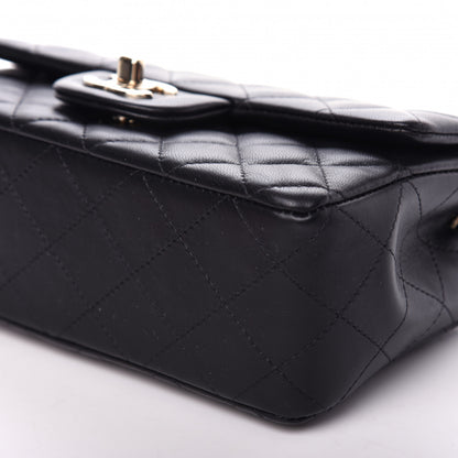 Chanel Lambskin Quilted Mini Rectangular Flap Black 9 of 9