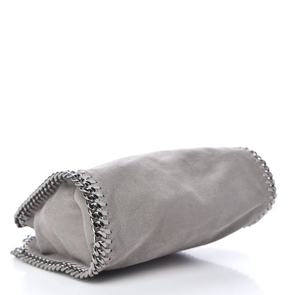Stella McCartney Shaggy Deer Mini Falabella Fold Over Tote Light Grey 4 of 10