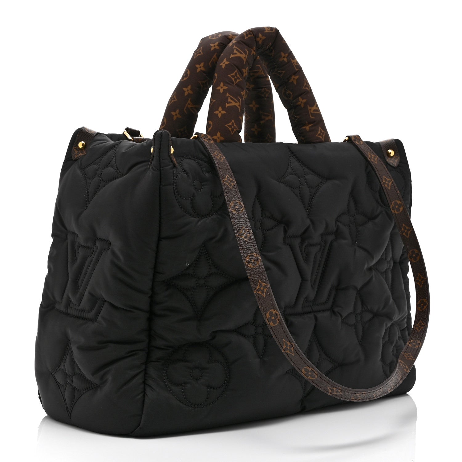 Louis Vuitton Econyl Monogram Pillow Giant Onthego MM Black 3 of 9
