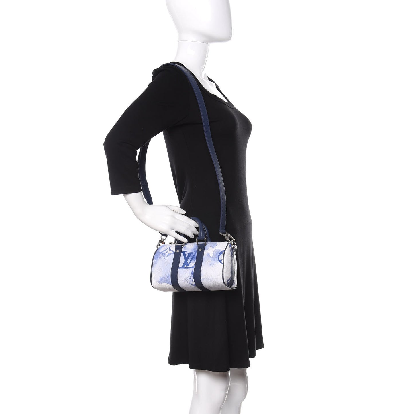 Monogram Watercolor Keepall XS Blue