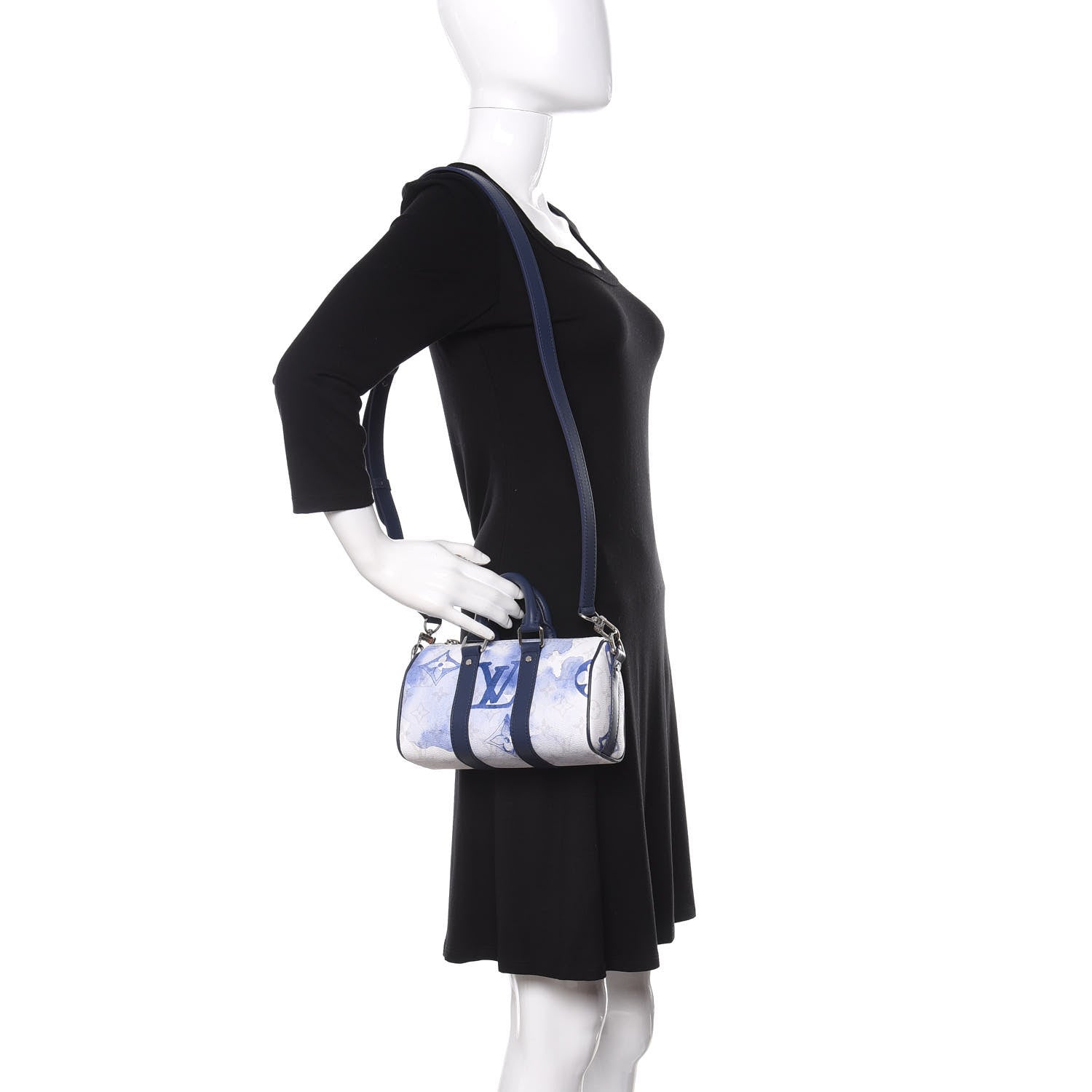 Louis Vuitton Monogram Watercolor Keepall XS Blue 2 of 10