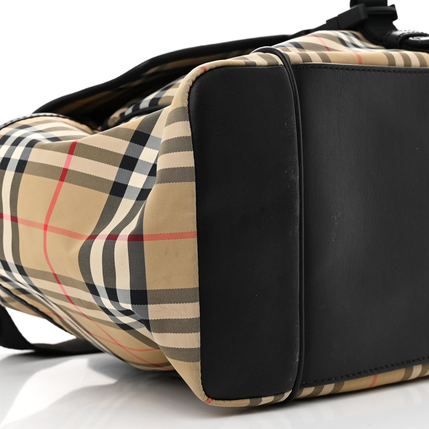 Nylon Vintage Check Logo Diaper Bag