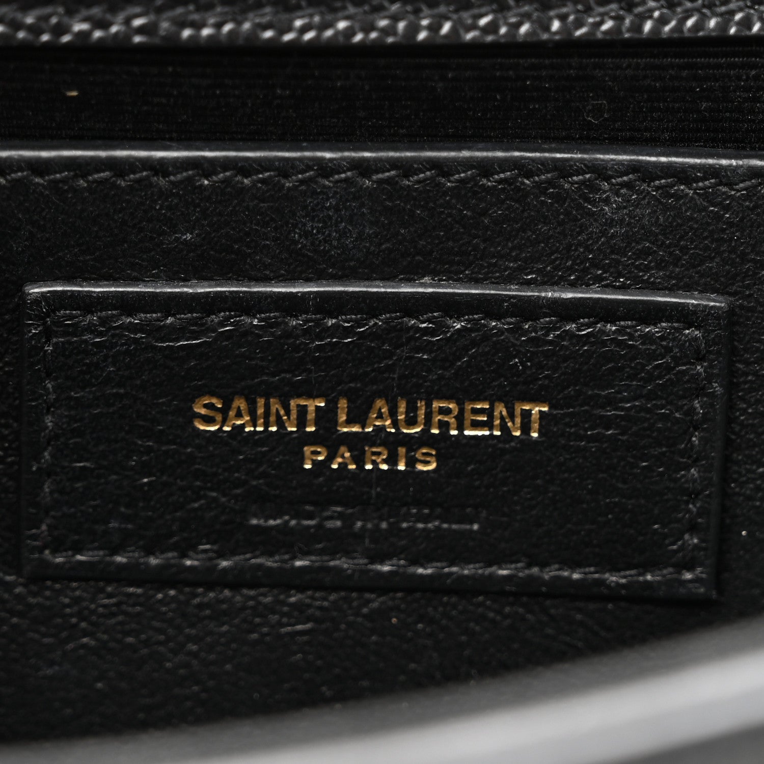 Saint Laurent Grain De Poudre Small Classic Monogram Kate Tassel Satchel Black 6 of 15