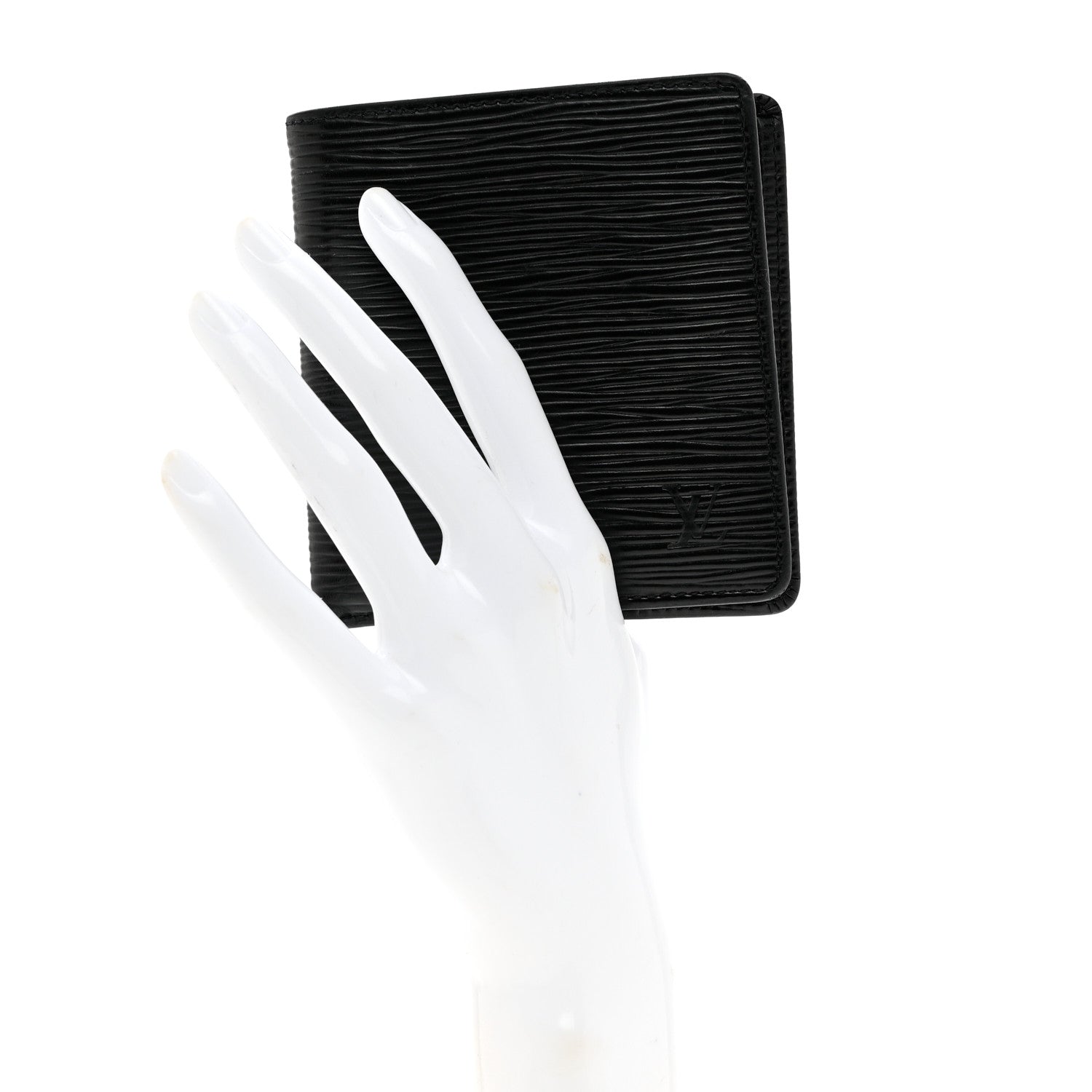 Louis Vuitton Epi 6 Card Billfold Wallet Black 2 of 9