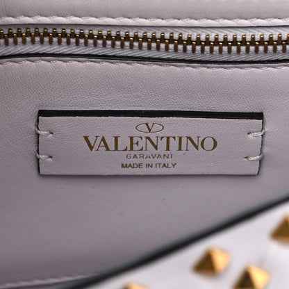 Valentino Garavani Lambskin Medium Rockstud Extreme Spike Shoulder Bag Light Ivory 5 of 9