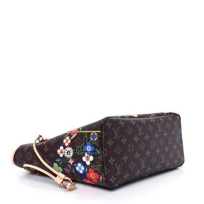 Louis Vuitton LV X TM Monogram Flowers Neverfull MM 5 of 11