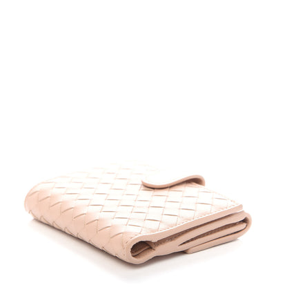 Bottega Veneta Nappa Intrecciato French Flap Wallet Flamingo 4 of 7