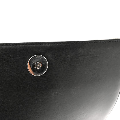 Christian Dior Metallic Patent Micro-Cannage Diorama Wallet on Chain Pouch Silver 10 of 11