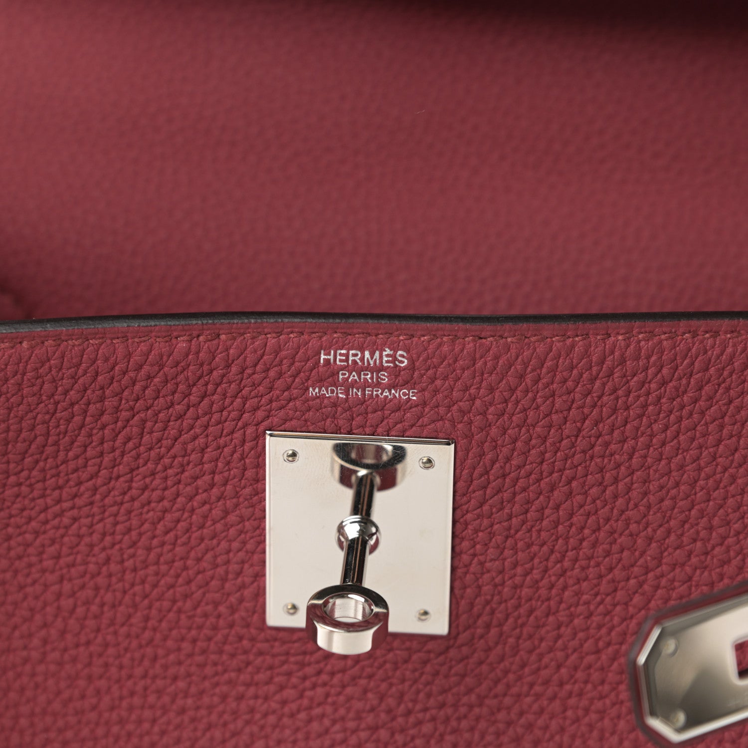 Hermes Togo Kelly Retourne 28 Rouge Grenat 6 of 11