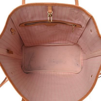 Louis Vuitton Damier Azur Neo Neverfull MM Rose Ballerine 5 of 9