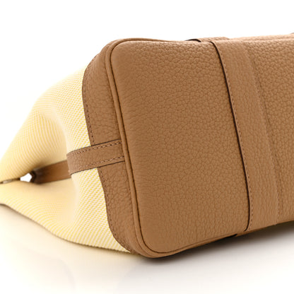 Hermes Twill H Negonda Garden Party 30 TPM Ecru Jaune De Naples Biscuit 8 of 9
