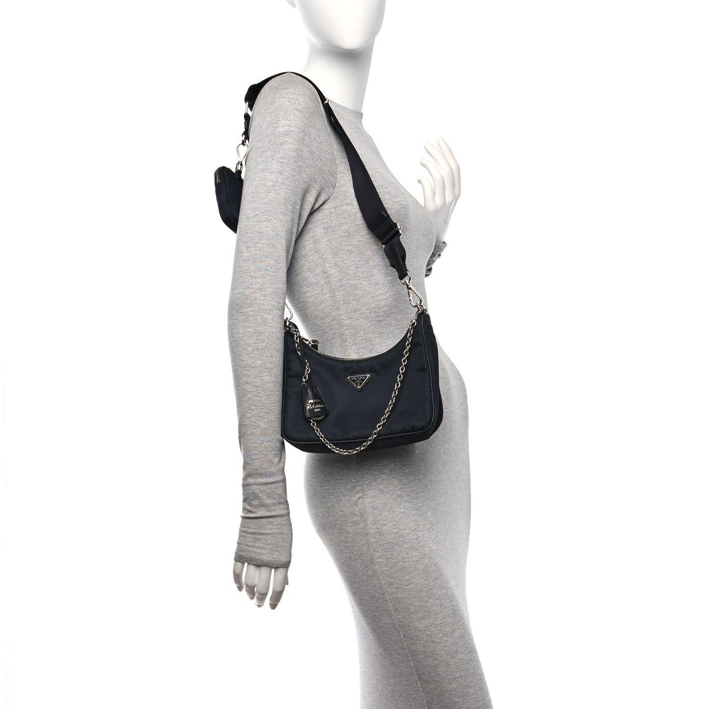 Nylon Re-Edition 2005 Shoulder Bag Black